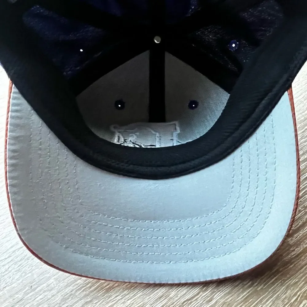 Durham Bulls Youth Baseball Hat Cap Snapback OC Sports Blue Brown Embroidered‎